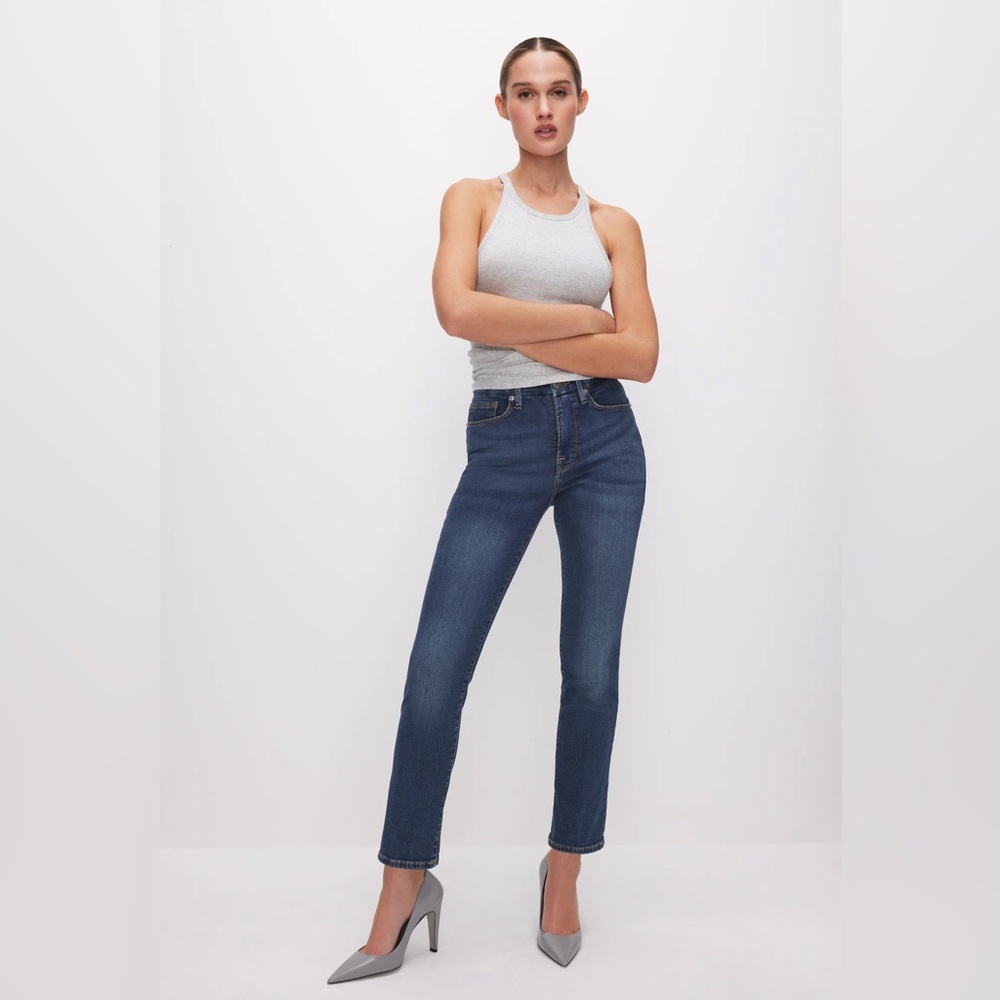 Good American Good Leg Straight Jean